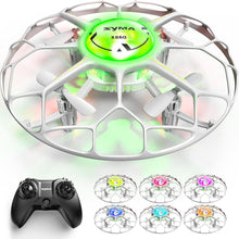 Load image into Gallery viewer, ITEM# 0205   Drone with LED, X660 Mini Quadcopter with 3D Flip, Rotary Ascent, Headless Mode, Speed Switch and Full Protection RC Helicopters UFO Toys Gifts for Beginners Adults (Watch Video)
