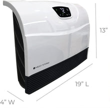 Load image into Gallery viewer, ITEM# 0155   Heat Storm Phoenix Infrared Space Heater with Attachable Feet, Remote Control, Energy Efficient-750-1500 Watts, Floor or Wall - HS-1500-PHX (Watch Video)
