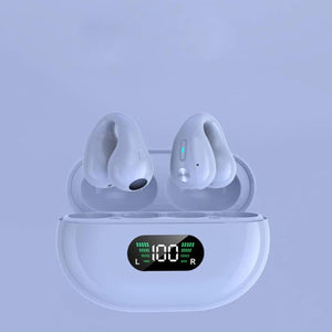 ITEM# 0171   Wireless Ear Clip Bone Conduction Headphones, Open Ear Headphones Wireless Bluetooth Earphones for Music, Phone, Running, Sports, Cycling, Driving (Watch Video)