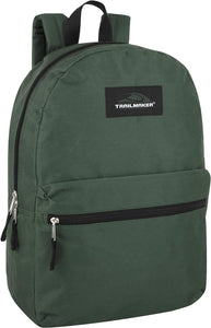 Item# 0179   Trail maker Classic 17 Inch Backpack with Adjustable Padded Shoulder Straps (Watch Video)