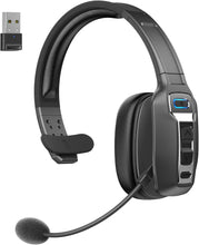 Load image into Gallery viewer, ITEM# 0134   Bluetooth Headset, Bluetooth Headset with Microphone AI Noise Cancelling with USB Dongle, 164ft Long Wireless Range &amp; 60 Hrs Working Time, Wireless Headset for Computer with Mute (Watch Video)
