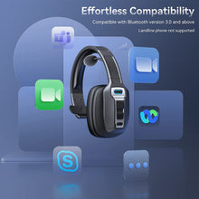 Load image into Gallery viewer, ITEM# 0134   Bluetooth Headset, Bluetooth Headset with Microphone AI Noise Cancelling with USB Dongle, 164ft Long Wireless Range &amp; 60 Hrs Working Time, Wireless Headset for Computer with Mute (Watch Video)
