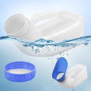 ITEM# 0020   Unisex Urinal for Car, Toilet Urinal for Men and Women, Bedpans Pee Bottle, With a Lid and Funnel, Plastic Can for Car, Old Man, Child and Diabetes for Camping Outdoor Travel (Watch Video)