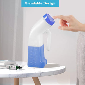 ITEM# 0020   Unisex Urinal for Car, Toilet Urinal for Men and Women, Bedpans Pee Bottle, With a Lid and Funnel, Plastic Can for Car, Old Man, Child and Diabetes for Camping Outdoor Travel (Watch Video)