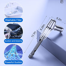 Load image into Gallery viewer, ITEM# 0159   Wireless Handheld Car Vacuum Cleaner, 3 in 1 Keyboard Vacuum Cleaner, 12000PA Powerful Suction Wireless Handheld Mini Vacuum Cleaner, Portable Vacuum Cleaner for Car, Office, Home Cleaning (Watch Video)
