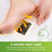 Load image into Gallery viewer, ITEM# 0130   Deep Cleansing Foot Pads for Stress Relief, Better Sleep &amp; Foot Care | Premium Japanese Organic Foot Patches with Ginger Powder | Natural Effective Foot Patch to Boost Energy (Watch Video)
