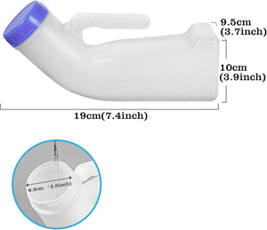 ITEM# 0020   Unisex Urinal for Car, Toilet Urinal for Men and Women, Bedpans Pee Bottle, With a Lid and Funnel, Plastic Can for Car, Old Man, Child and Diabetes for Camping Outdoor Travel (Watch Video)