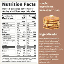Load image into Gallery viewer, ITEM# 0219 Scotty's Everyday - Keto Pancake and Waffle Mix - 1g Net carbs, 0g Added Sugar, Gluten-Free, High Fiber - No Nut Flours - 9.08oz  (Watch Video)
