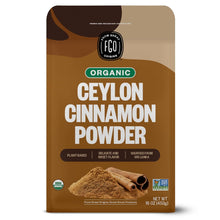 Load image into Gallery viewer, ITEM# 0143   Organic Ceylon Cinnamon Powder | Perfect for Baking, Cooking &amp; Smoothies | 100% Raw from Sri Lanka | 8oz/226g Resealable Kraft Bag (Watch Video)
