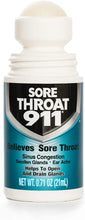 Load image into Gallery viewer, ITEM# 0139   Sore Throat 911 Relieves Sore Throat Sinus Congestion Swollen Glands Ear Ache Helps to Open and Drain Glands 0.71 Ounce (21ml) (Pack of 1) Watch Video)
