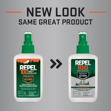 Load image into Gallery viewer, ITEM#  0253   Repel 100 Mosquito &amp; Insect Repellent 4 Oz, 98% DEET (Watch Video)
