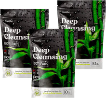 Load image into Gallery viewer, ITEM# 0130   Deep Cleansing Foot Pads for Stress Relief, Better Sleep &amp; Foot Care | Premium Japanese Organic Foot Patches with Ginger Powder | Natural Effective Foot Patch to Boost Energy (Watch Video)
