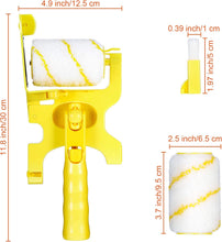 Load image into Gallery viewer, ITEM# 0114   9 Set Paint Edger Combo Kit Paint Edger Roller Brush Multifunctional Handheld Tool with Extra Replacement Roller and Brush for Room Wall Ceiling Indoor Outdoor(XT Style) (Watch Video)
