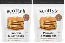Load image into Gallery viewer, ITEM# 0219 Scotty's Everyday - Keto Pancake and Waffle Mix - 1g Net carbs, 0g Added Sugar, Gluten-Free, High Fiber - No Nut Flours - 9.08oz  (Watch Video)
