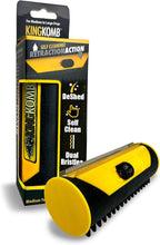 Load image into Gallery viewer, ITEM# 0192   King Komb | Multi-Use Deshedding Grooming Tool | Top &amp; Undercoat | Self Clean | Retractable Blades | 3 Metal Deshedding Edges | Rubber Bristles for Grooming | Large (Watch Video)
