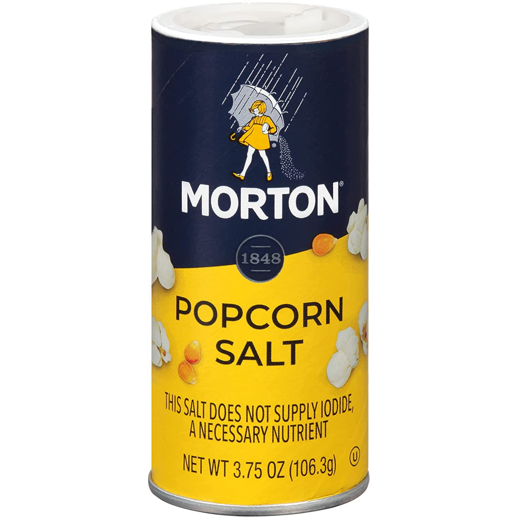 ITEM# 0122   Morton Popcorn Salt, 3.75 Ounce