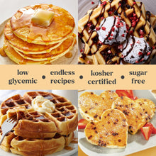 Load image into Gallery viewer, ITEM# 0219   Keto Pancake &amp; Waffle Zero Carb Mix - Keto and Gluten Free Pancake and Waffle Mix - 0g Net Carbs Per Serving - No Erythritol, Easy to Make - No Nut Flours - No Sugar Alcohols - Non-GMO - Makes 8 Pancakes (9.8 oz)
