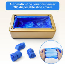 Load image into Gallery viewer, ITEM# 0229   Shoe Cover Dispenser with 200 Pcs Disposable Shoe Covers Automatic Shoe Cover Machine in Used at Home, Office, Factory to Protect the Floor
