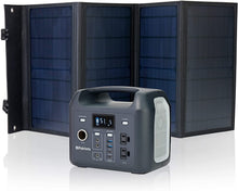 Load image into Gallery viewer, ITEM# 0160   Power Sidekick - 8 lbs Mini Solar Generator - Fume-FREE, Silent &amp; Safe - Lightweight &amp; Portable - Power Phone, Laptop, Medical Device, Radio And More - 40W Folding Solar Panel Included (Watch Video)
