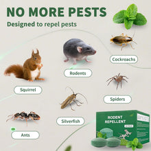 Load image into Gallery viewer, ITEM# 0251   Mouse Rodent Repellent, 24 Pack Peppermint Oil to Repel Mice and Rats– Works for Mice Repellent, Squirrels, Indoor/Outdoor Use, Safe for Homes &amp; Pets (Watch Video)
