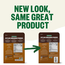 Load image into Gallery viewer, ITEM# 0143   Organic Ceylon Cinnamon Powder | Perfect for Baking, Cooking &amp; Smoothies | 100% Raw from Sri Lanka | 8oz/226g Resealable Kraft Bag (Watch Video)
