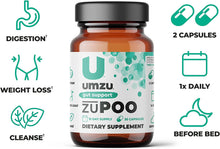 Load image into Gallery viewer, ITEM# 0147   ZuPoo 15-Day Supply - Relief from Temporary Bloating - Gentle Laxative Properties - Can Flush Toxins - Support Weight Management - USA Made (Watch Video)
