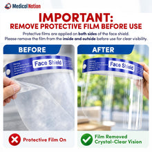Load image into Gallery viewer, ITEM#  0255   Face Shield | Clear Plastic Full Face Shields
