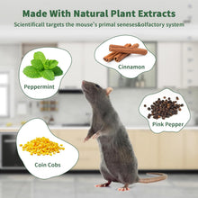Load image into Gallery viewer, ITEM# 0251   Mouse Rodent Repellent, 24 Pack Peppermint Oil to Repel Mice and Rats– Works for Mice Repellent, Squirrels, Indoor/Outdoor Use, Safe for Homes &amp; Pets (Watch Video)
