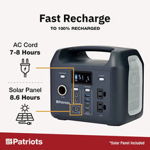 Load image into Gallery viewer, ITEM# 0160   Power Sidekick - 8 lbs Mini Solar Generator - Fume-FREE, Silent &amp; Safe - Lightweight &amp; Portable - Power Phone, Laptop, Medical Device, Radio And More - 40W Folding Solar Panel Included (Watch Video)
