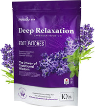 Load image into Gallery viewer, ITEM# 0130   Deep Cleansing Foot Pads for Stress Relief, Better Sleep &amp; Foot Care | Premium Japanese Organic Foot Patches with Ginger Powder | Natural Effective Foot Patch to Boost Energy (Watch Video)
