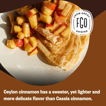 Load image into Gallery viewer, ITEM# 0143   FGO Organic Ceylon Cinnamon Powder, Pure Sri Lanka Cinnamon for Spice &amp; Seasoning, Great for Baking, Cooking, &amp; Drinks, Additive Free, Non-GMO (Watch Video)
