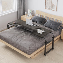 Load image into Gallery viewer, ITEM# 0175   Overbed Desk Laptop Cart Laptop Desk with Wheels Over Bed Desk Adjustable Overbed Table with Wheels King Queen Bed Table Bed Table on Wheels Overbed Laptop Table
