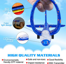 Load image into Gallery viewer, ITEM# 0201  Airplane Launcher Toys, 2 Flight Modes LED Foam Glider Catapult Plane, Outdoor Flying Toy for Kids, Birthday Gifts for Boy Girl 4 5 6 7 8 9 10 11 12 Year Old (Watch Video)
