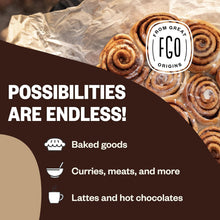 Load image into Gallery viewer, ITEM# 0143   FGO Organic Ceylon Cinnamon Powder, Pure Sri Lanka Cinnamon for Spice &amp; Seasoning, Great for Baking, Cooking, &amp; Drinks, Additive Free, Non-GMO (Watch Video)
