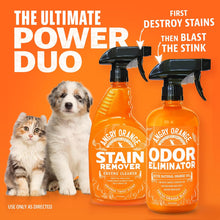 Load image into Gallery viewer, ITEM# 0069   ANGRY ORANGE Pet Odor Eliminator for Strong Odor - Citrus Deodorizer for Dog or Cat Urine Smells on Carpet, Furniture &amp; Floors - Puppy Supplies﻿ (Watch Video)
