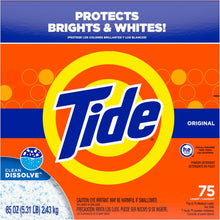 Load image into Gallery viewer, ITEM# 0244   Tide Powder Laundry Detergent, Original Scent, 75 Loads, 85 oz
