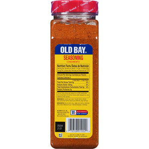 ITEM# 0123  OLD BAY Seasoning, 24 oz - One 24 Ounce Container of OLD BAY All-Purpose Seasoning with Unique Blend of 18 Spices and Herbs for Crabs, Shrimp, Poultry, Fries, and More