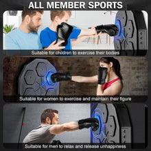 Load image into Gallery viewer, ITEM# 0234   New Music Boxing Machine, Upgraded 2.0 Smart Bluetooth Music Boxing Parent-Child Games, Wall-Mounted Exercise Equipment for Home Exercise (Watch Video)
