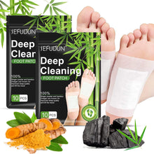 Load image into Gallery viewer, ITEM# 0130   Deep Cleansing Foot Pads for Stress Relief, Better Sleep &amp; Foot Care | Premium Japanese Organic Foot Patches with Ginger Powder | Natural Effective Foot Patch to Boost Energy (Watch Video)
