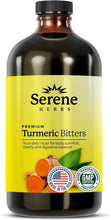 Load image into Gallery viewer, ITEM# 2310   Serene Herbs Soursop Bitters Liquid with Soursop Leaves for Gut Cleanse, Detox &amp; Immune Boost with Black Seed, Moringa, Irish Moss, Ashwaganda, Turmeric, 16 fl oz (16 Fl, Soursop
