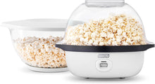 Load image into Gallery viewer, ITEM# 0111   DASH SmartStore™ Deluxe Stirring Popcorn Maker, Hot Oil Electric Popcorn Machine with Large Lid for Serving Bowl and Convenient Storage. (Watch Video)
