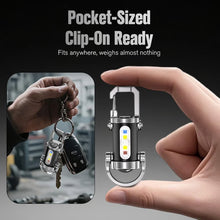 Load image into Gallery viewer, ITEM# 0228   Portable Rechargeable Bright Keychain Flashlight
