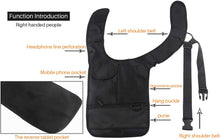 Load image into Gallery viewer, ITEM# 0085   BlueStraw Anti-Thief Hidden Underarm Shoulder Bag Wallet Concealed Pack, Multi-Purpose Men/Women Safety Storage Armpit Bag (Watch Video)
