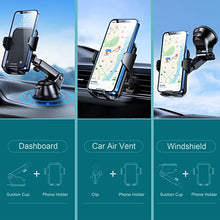 Load image into Gallery viewer, ITEM# 0047   Upgrade Car Phone Holder, [Thick Case &amp; Big Phones Friendly] Long Arm Suction Cup Phone Holder for Car Dashboard Windshield Air Vent Hands Free Clip Cell Phone Holder Compatible with All Mobile Phones (Watch Video)
