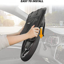 Load image into Gallery viewer, ITEM# 0046   3 in 1 Steering Wheel Eating Tray, Car Back Seat Laptop Desk, Multifunctional Car Office Bag, Car Work Table for Writing, Car Organizer for Kids, Commuters, Family (Watch Video)
