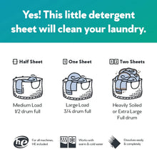 Load image into Gallery viewer, ITEM# 0110   Earth Breeze Laundry Detergent Sheets - Fresh Scent and Fragrance Free, Liquidless Technology… (Watch Video)
