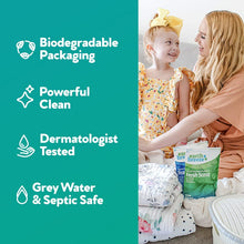 Load image into Gallery viewer, ITEM# 0110   Earth Breeze Laundry Detergent Sheets - Fresh Scent and Fragrance Free, Liquidless Technology… (Watch Video)
