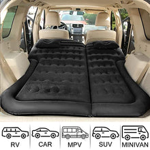 Load image into Gallery viewer, ITEM# 0055   Vehicle Air Mattress Camping Bed Cushion Pillow - Inflatable Thickened Car Air Bed with Electric Air Pump Flocking Surface Portable Sleeping Pad for Travel Camping Upgraded Version (Watch Video)
